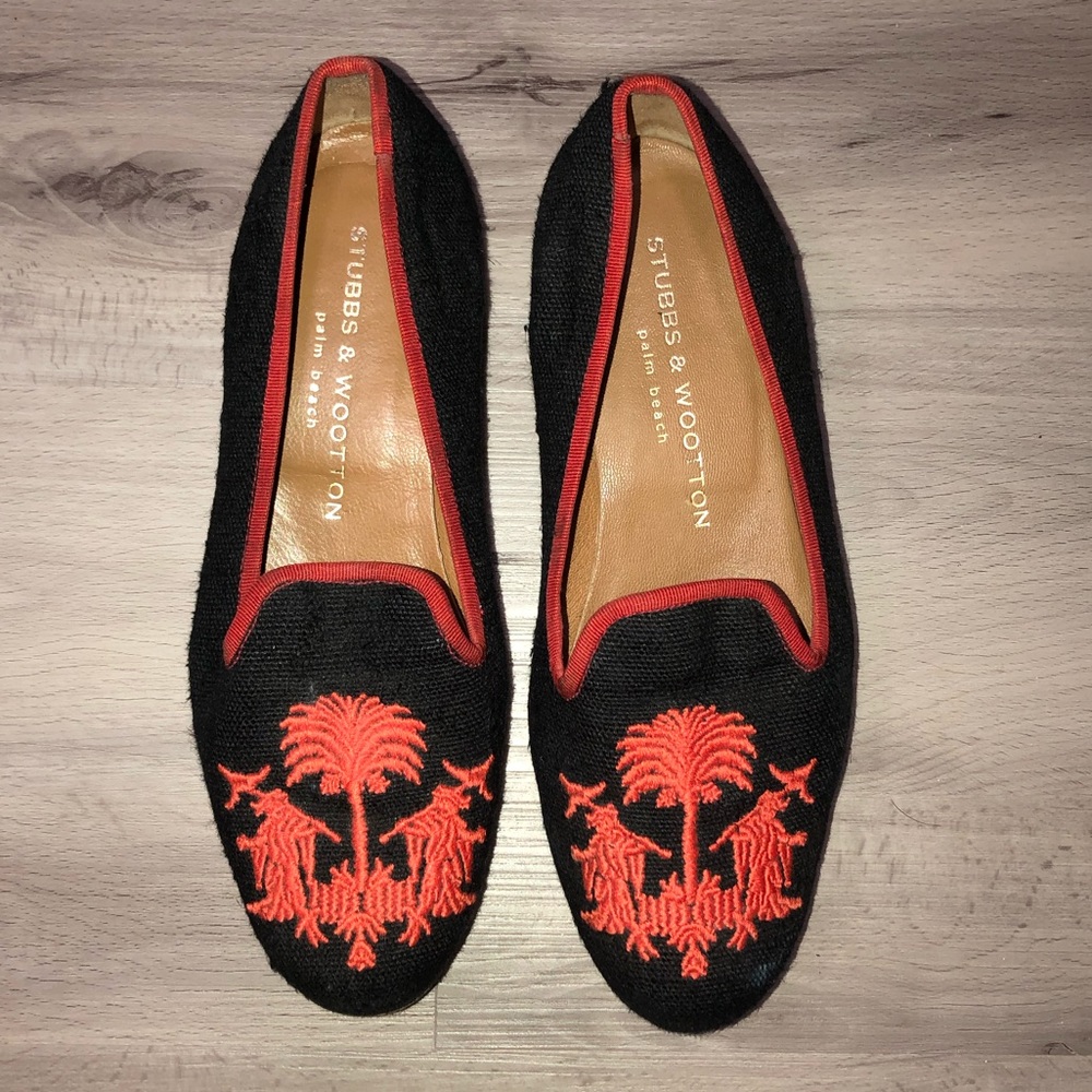 Vintage Stubbs & Wootton canvas loafers